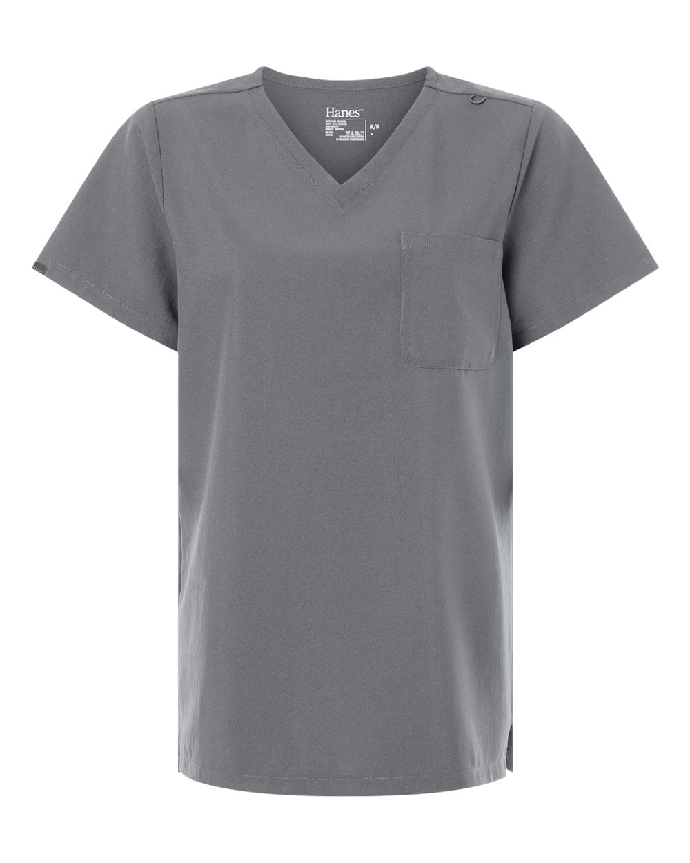 Hanes - Women's V-Neck 1 Pocket Scrub Top