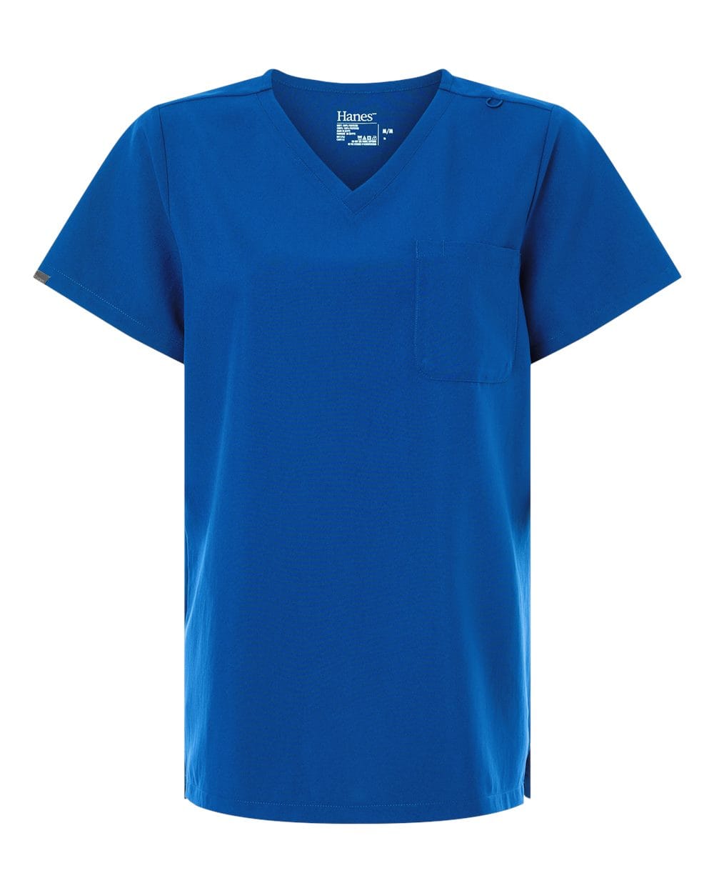 Hanes - Women's V-Neck 1 Pocket Scrub Top