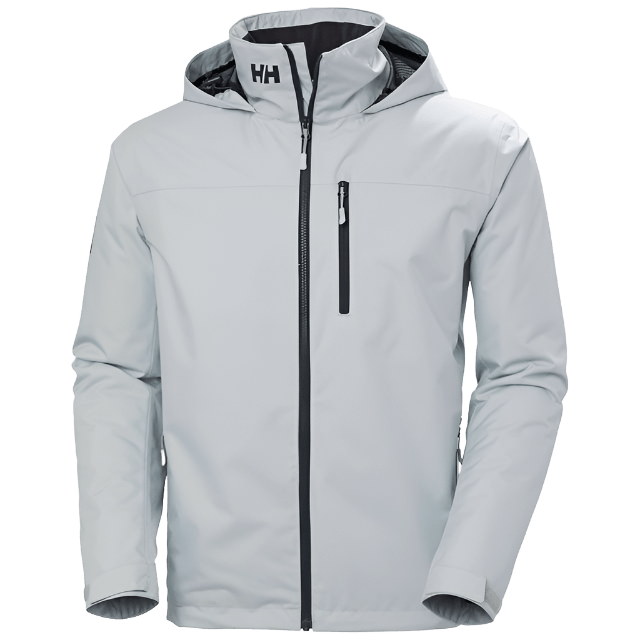 Helly Hansen Outerwear S / Grey Fog Helly Hansen - Men's Crew Hooded Midlayer Jacket 2.0