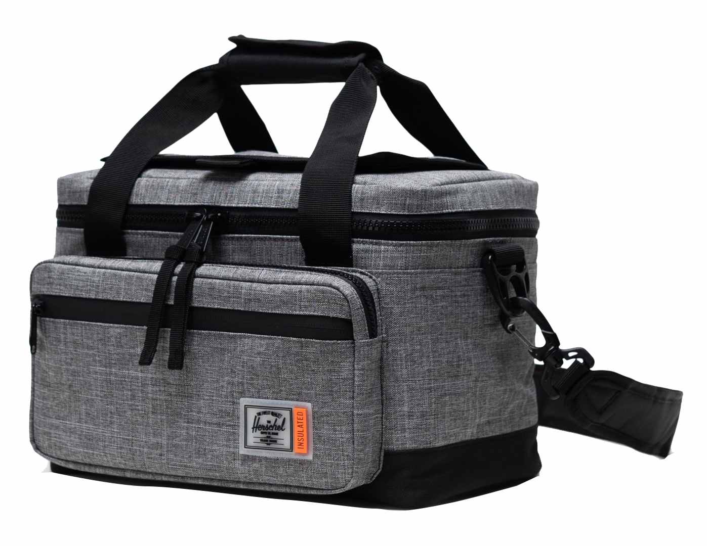Hershel Bags One Size / Raven Crosshatch Hersel - Pop Quiz 12-Can Cooler