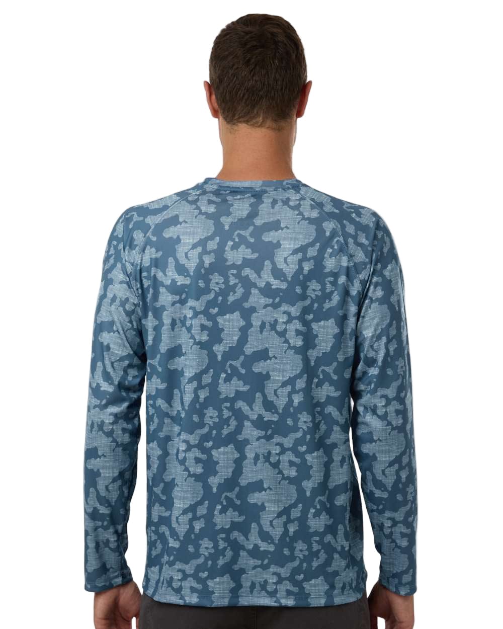 HUK T-Shirts HUK - Men's Lo Pro Running Lakes Long-Sleeve T-Shirt