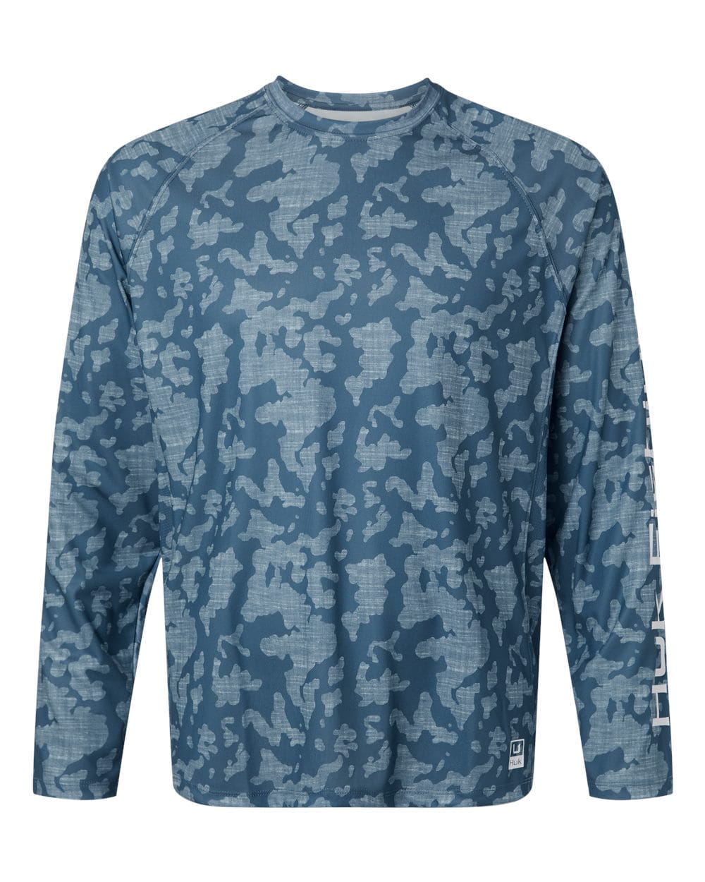 HUK T-Shirts Titanium Blue / S HUK - Men's Lo Pro Running Lakes Long-Sleeve T-Shirt