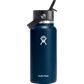 Hydro Flask Accessories 32oz / Indigo Hydro Flask - Wide Mouth w/ Flex Straw Cap 32oz