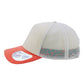 Infinity Her Headwear Adjustable / Ivory/Sherbert/White/Floral Infinity Her - ROSIE Foam Trucker Ponytail Cap