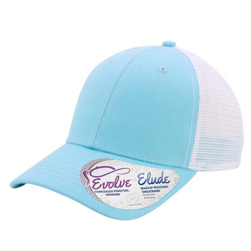 Infinity Her Headwear Adjustable / Light Blue/White Infinity Her - CHARLIE Trucker Ponytail Cap Solid