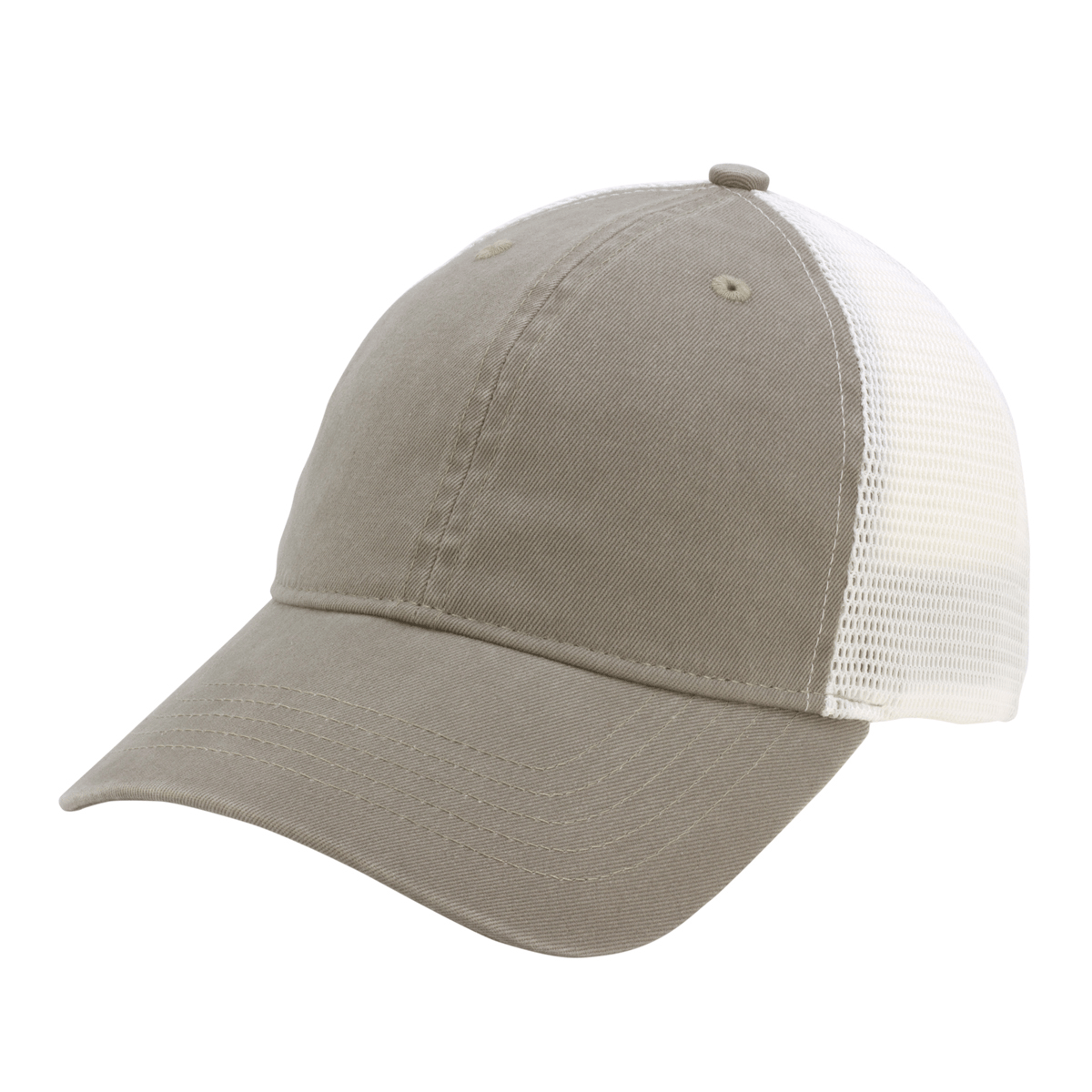 Infinity Her Headwear Adjustable / Slate/White Infinity Her - ANNIE Peached Twill Mesh Back Ponytail Cap