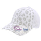 Infinity Her Headwear Adjustable / Snow Leopard/White Infinity Her - CHARLIE Trucker Ponytail Cap Patterned