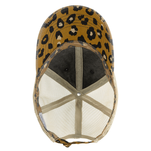 Infinity Her Headwear Infinity Her - JANET Printed Visor/Mesh-Back Ponytail Cap