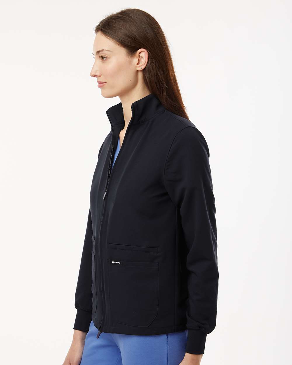 JAANUU Scrubs JAANUU - Women's Ceri Essential Full-Zip 6-Pocket Scrub Jacket