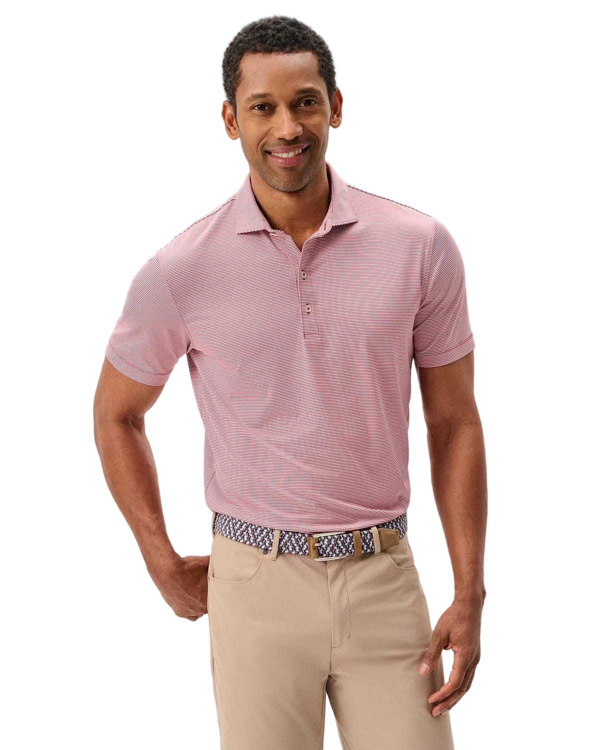 Johnnie-O Polos Johnnie-O - Performance Jersey Polo (Lyndonn Stripe)
