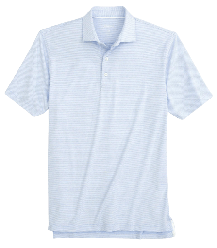 johnnie-O Polos S / Gulf Blue johnnie-O - Birdie PREP-FORMANCE Jersey Polo (Lyndon Stripe)