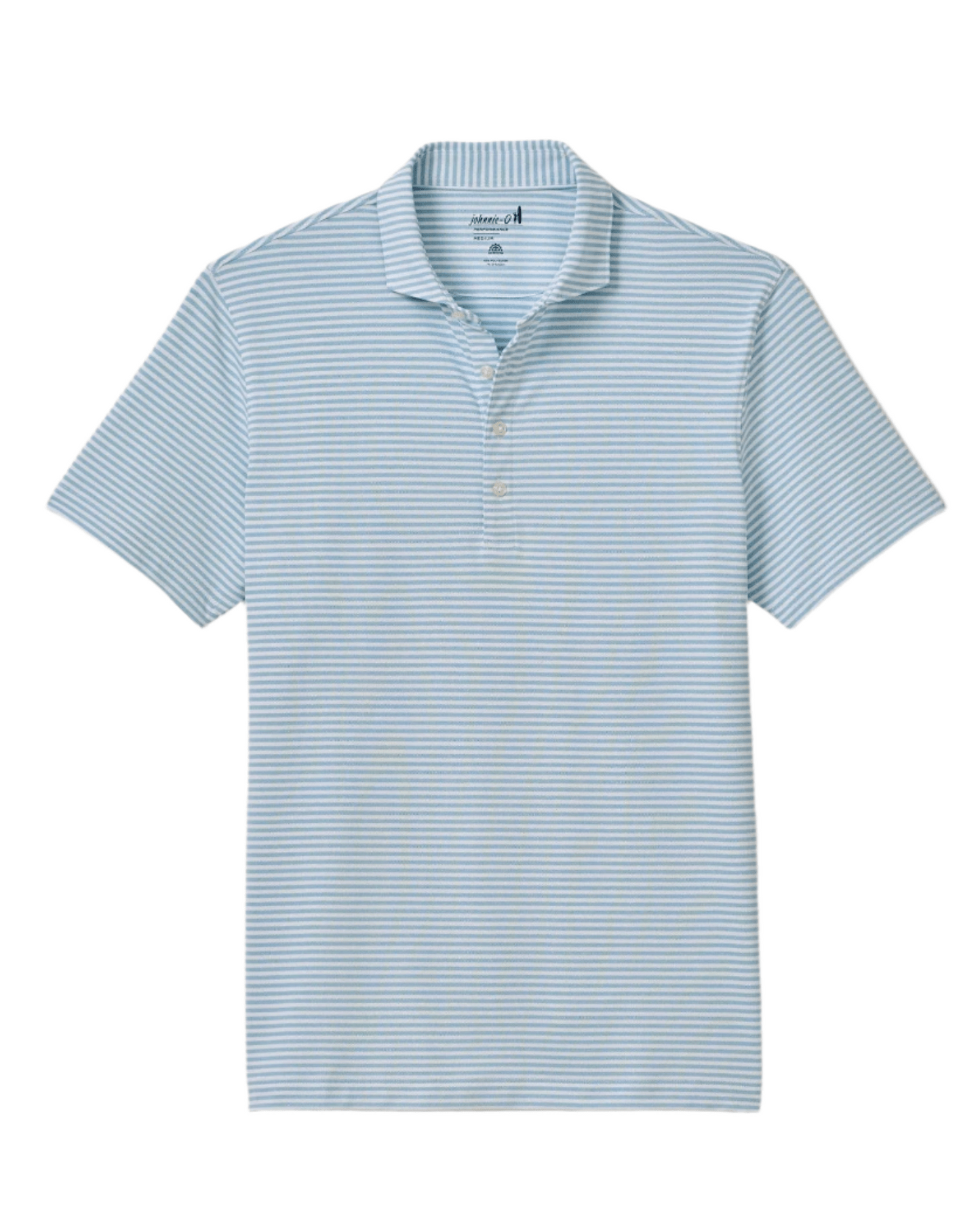Johnnie-O Polos S / Haze Johnnie-O - Stetson Stripe Performance Mesh Polo