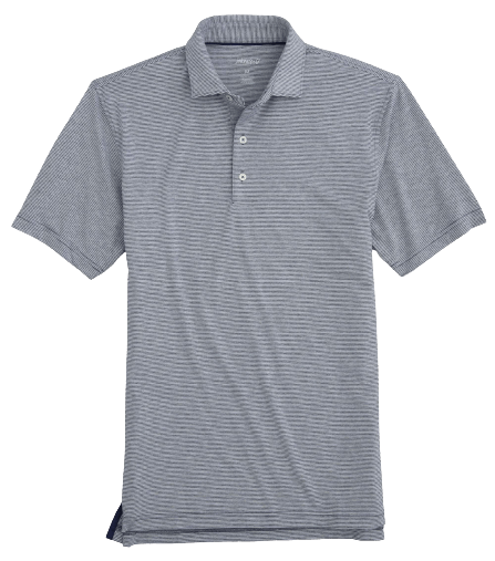 johnnie-O Polos S / Heather Twilight johnnie-O - Birdie PREP-FORMANCE Jersey Polo (Lyndon Stripe)