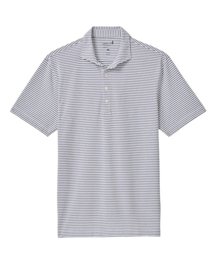 Johnnie-O Polos S / Navy Johnnie-O - Stetson Stripe Performance Mesh Polo