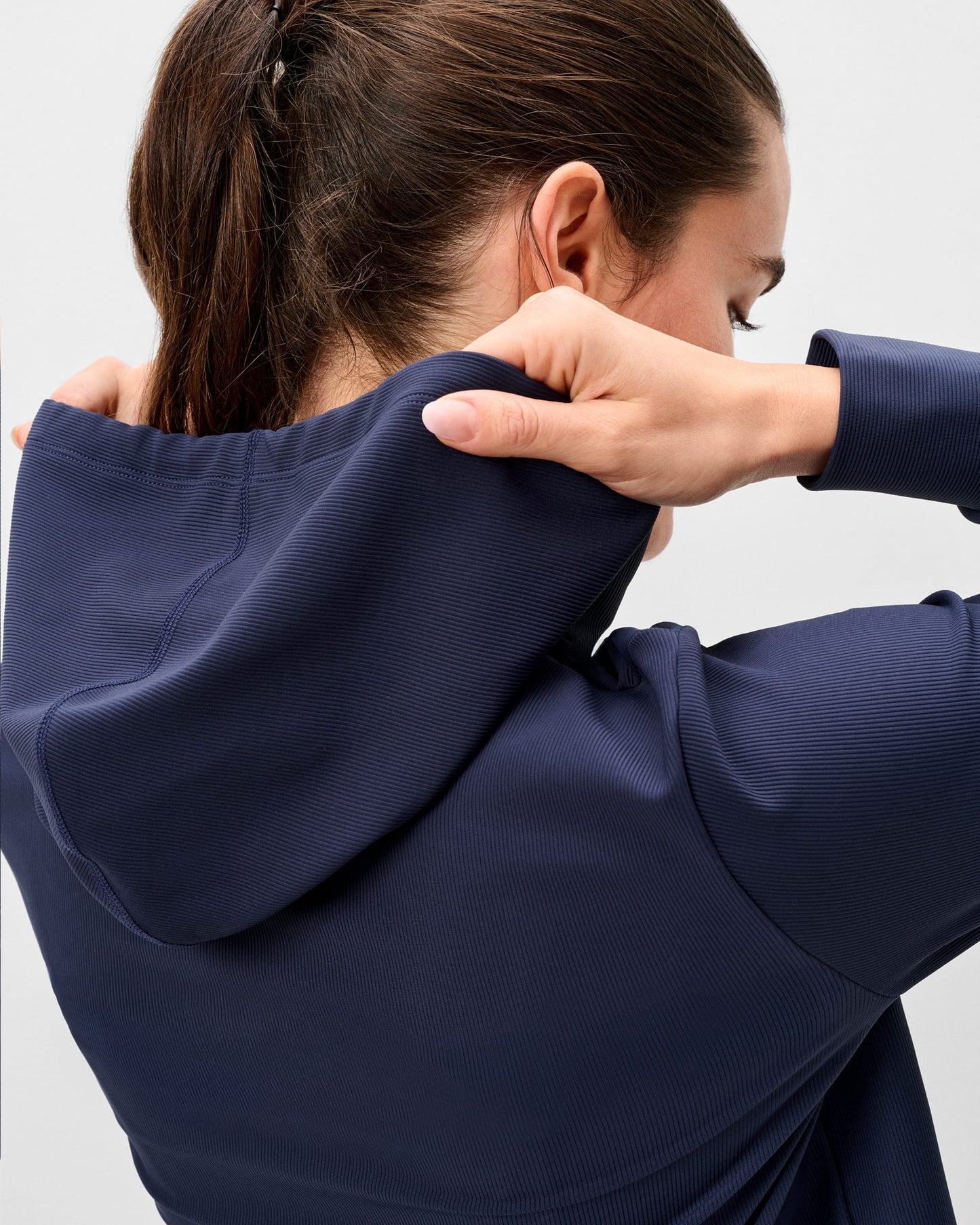 Johnnie-O Sweatshirts Johnnie-O - Women's Hoppin Ribbed Knit Performance Hoodie