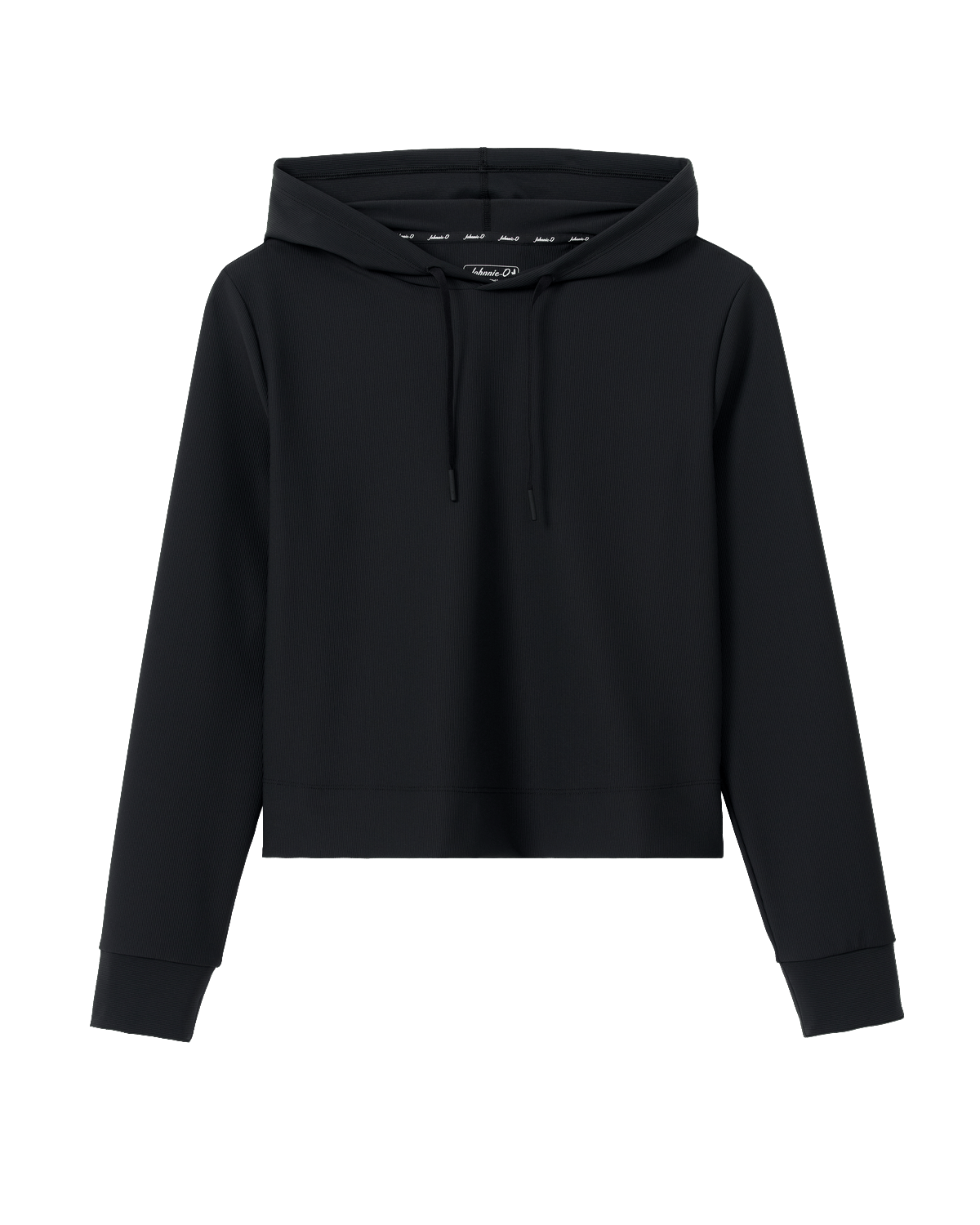 Johnnie-O Sweatshirts XS / Black Johnnie-O - Women's Hoppin Ribbed Knit Performance Hoodie