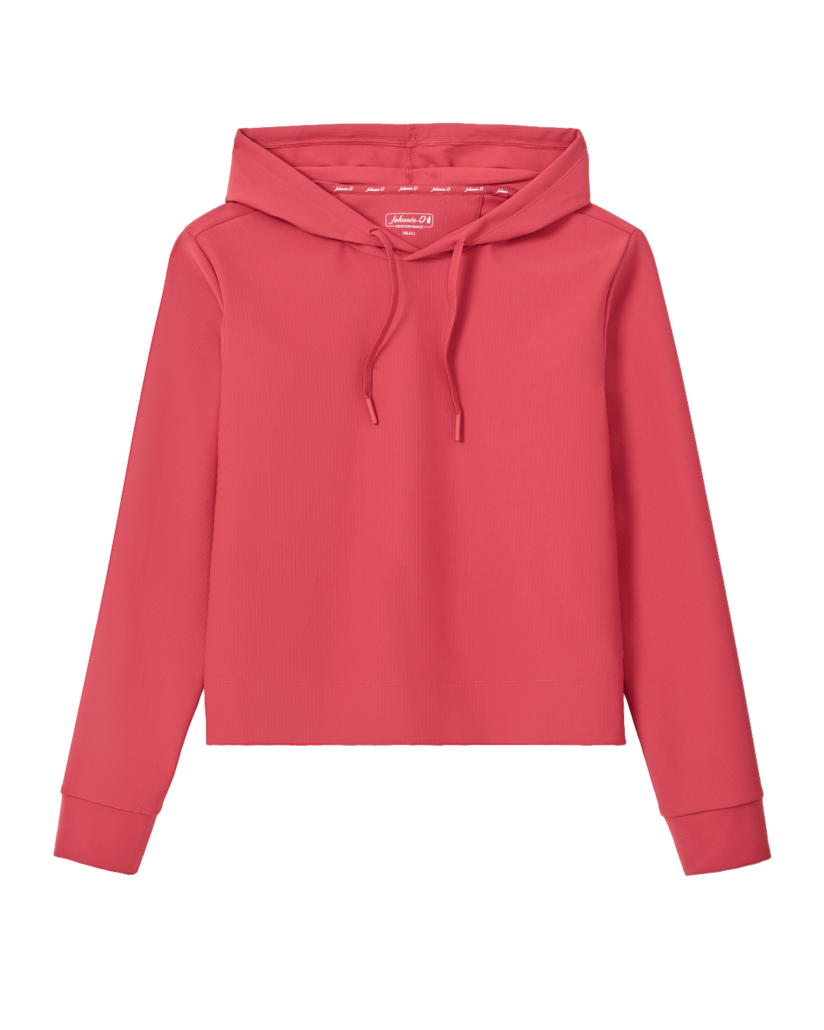 Johnnie-O Sweatshirts XS / Earth Red Johnnie-O - Women's Hoppin Ribbed Knit Performance Hoodie
