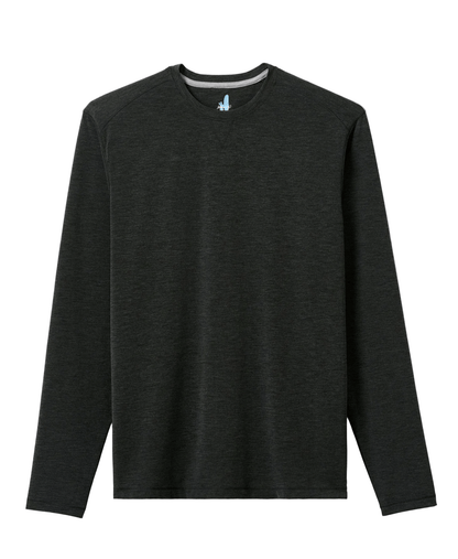 Johnnie-O T-Shirts S / Heather Black Johnnie-O - The Course Performance Long Sleeve T-Shirt