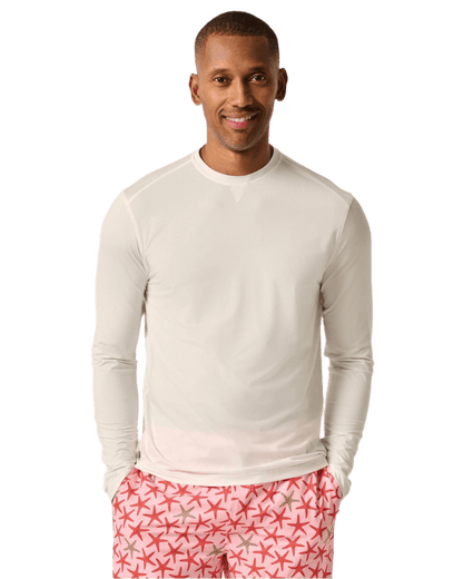 johnnie-O T-shirts S / White johnnie-O - Basin Performance UPF Long Sleeve Sun Shirt