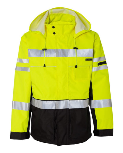 Kishigo Outerwear 4XL / Lime Kishigo - Premium Black Series® 2-in-1 Jacket