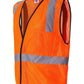 Kishigo Outerwear Kishigo - Economy Single Pocket Hook & Loop Mesh Vest