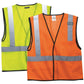 Kishigo Outerwear Kishigo - Economy Single Pocket Hook & Loop Mesh Vest
