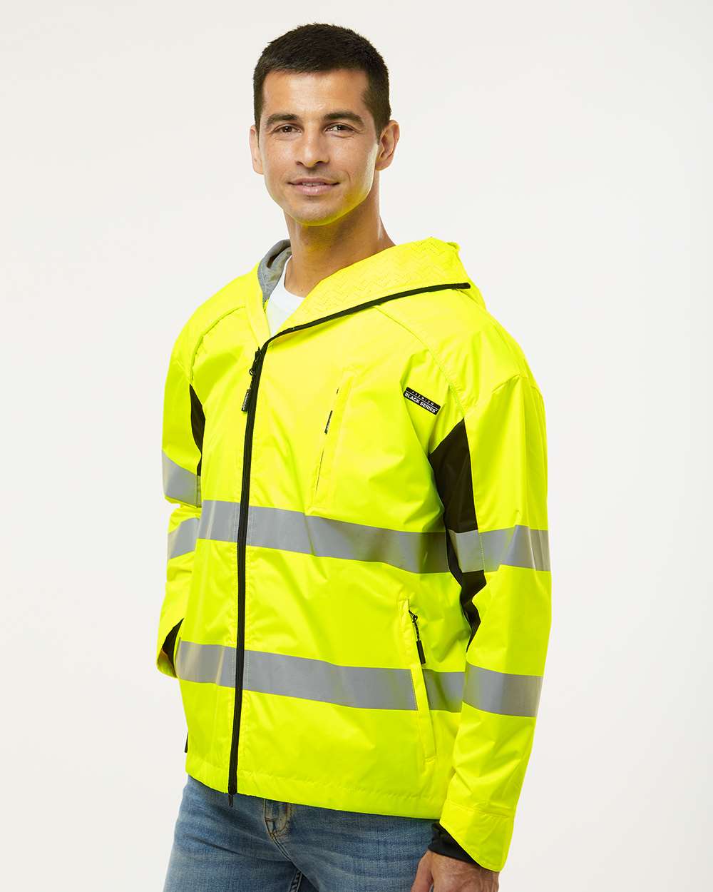 Kishigo Outerwear Kishigo - Premium Black Series® Windbreaker