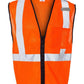 Kishigo Outerwear S/M / Orange Kishigo - Single Pocket Zipper Mesh Class 2 Vest