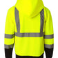 Kishigo Sweatshirts Kishigo - Hi-Vis Full-Zip Hooded Sweatshirt