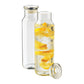 Libbey Glass - 24oz Glass Water Bottle w/ Press-On Lid