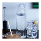Libbey Glass - 24oz Glass Water Bottle w/ Press-On Lid