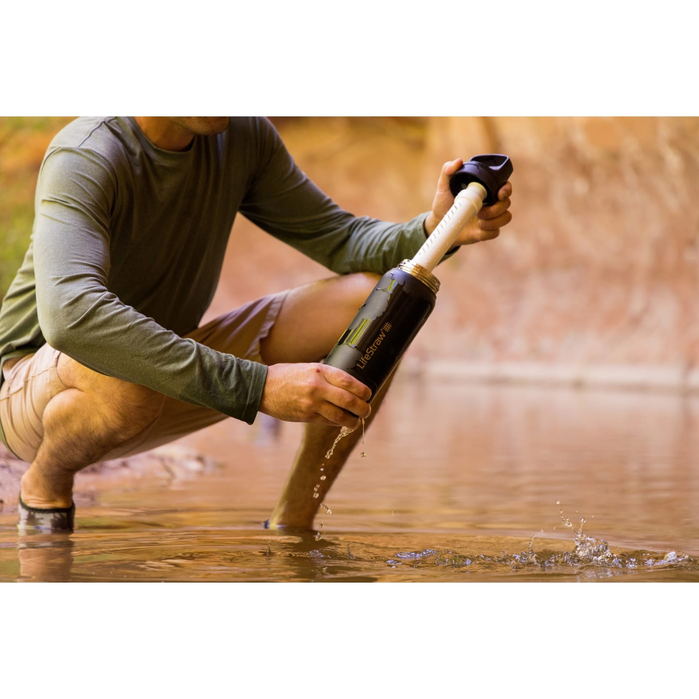 LifeStraw - Go Series Stainless Bottle 24oz