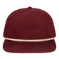 LOCALE Headwear Adjustable / Burgundy/Cream LOCALE - Unstructured Rope Cap