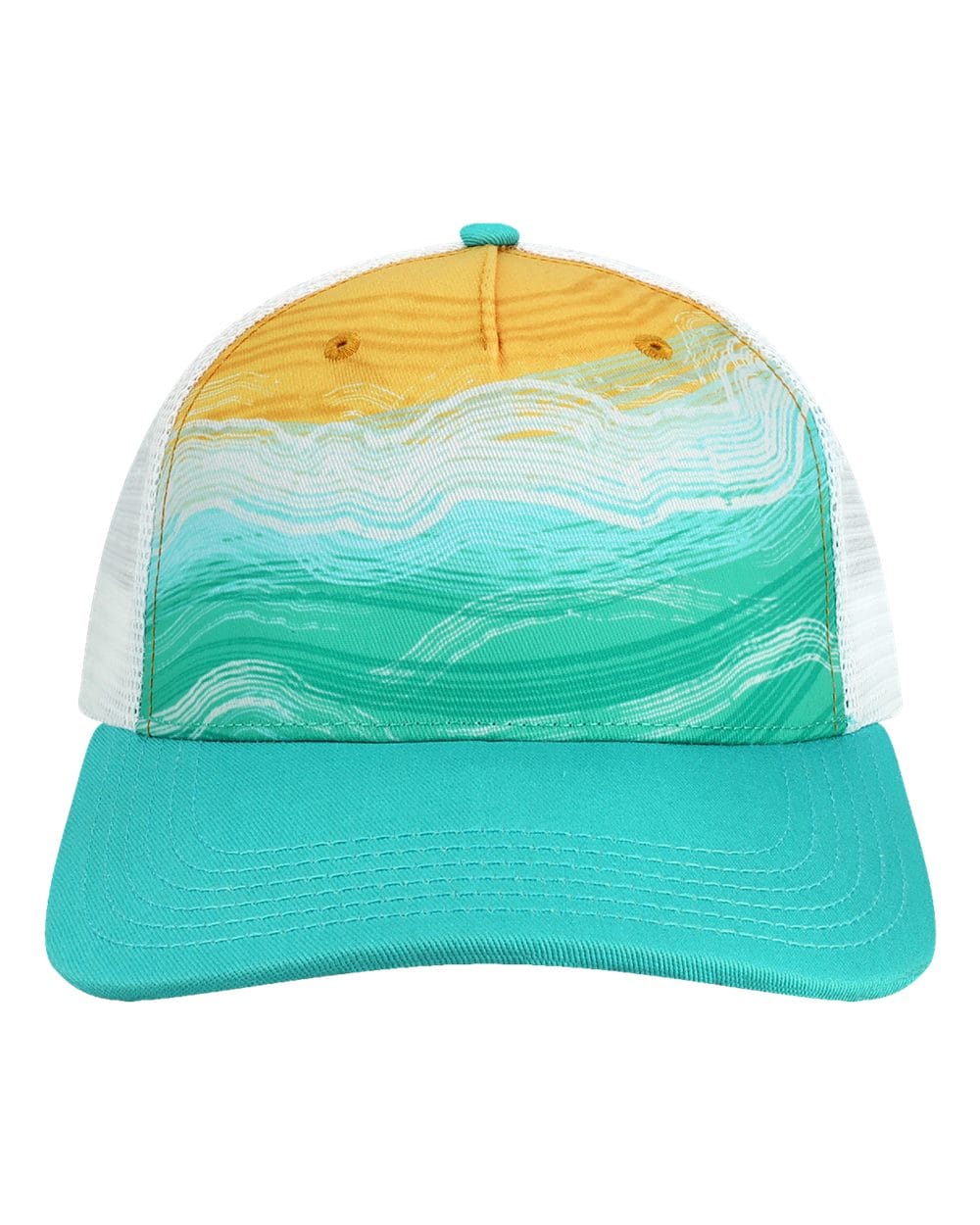 LOCALE Headwear Adjustable / High Tide/Emerald Green LOCALE - Trucker Cap