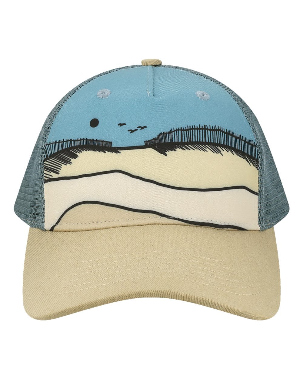 LOCALE Headwear Adjustable / Sunset Splash/Navy LOCALE - Trucker Cap