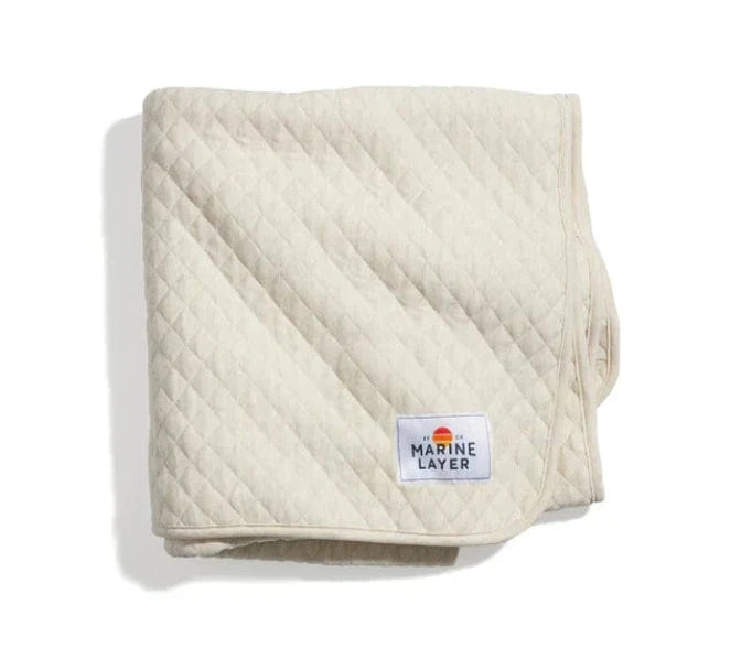Marine Layer Accessories One Size / Oatmeal heather Marine Layer - Corbet Blanket