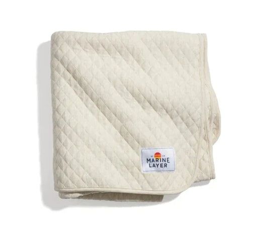 Marine Layer Accessories One Size / Oatmeal heather Marine Layer - Corbet Blanket