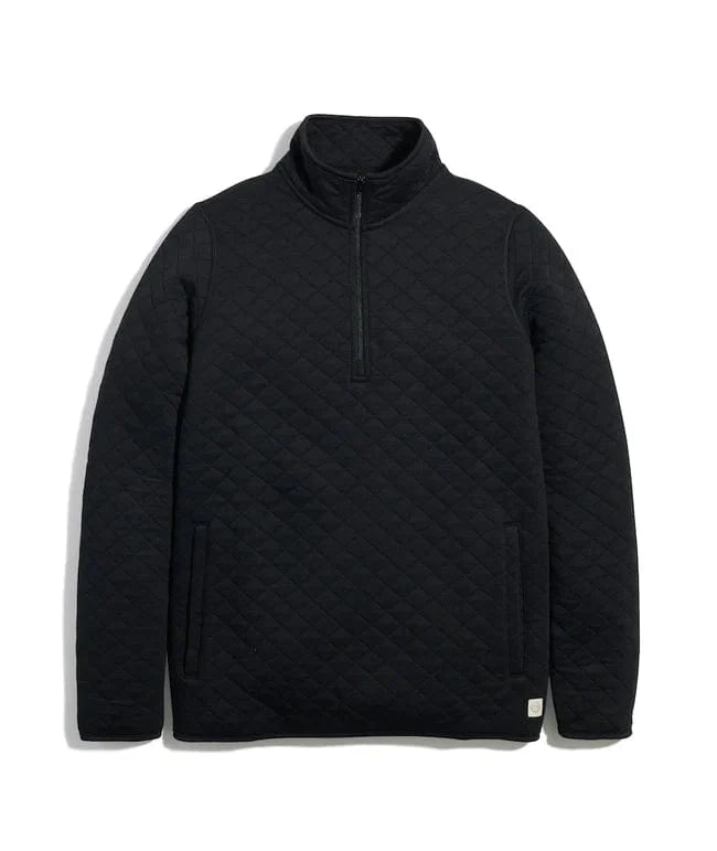 Marine Layer Layering XS / Black Marine Layer - Women's Corbet Quilted Pullover