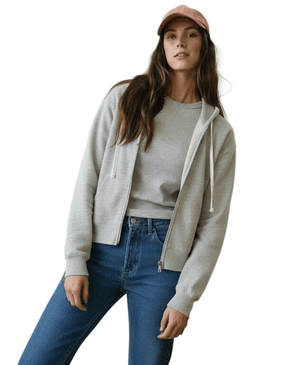 Marine Layer Sweatshirts XS / Heather Grey Marine Layer - Women's Cloud 9 Full-Zip Hoodie