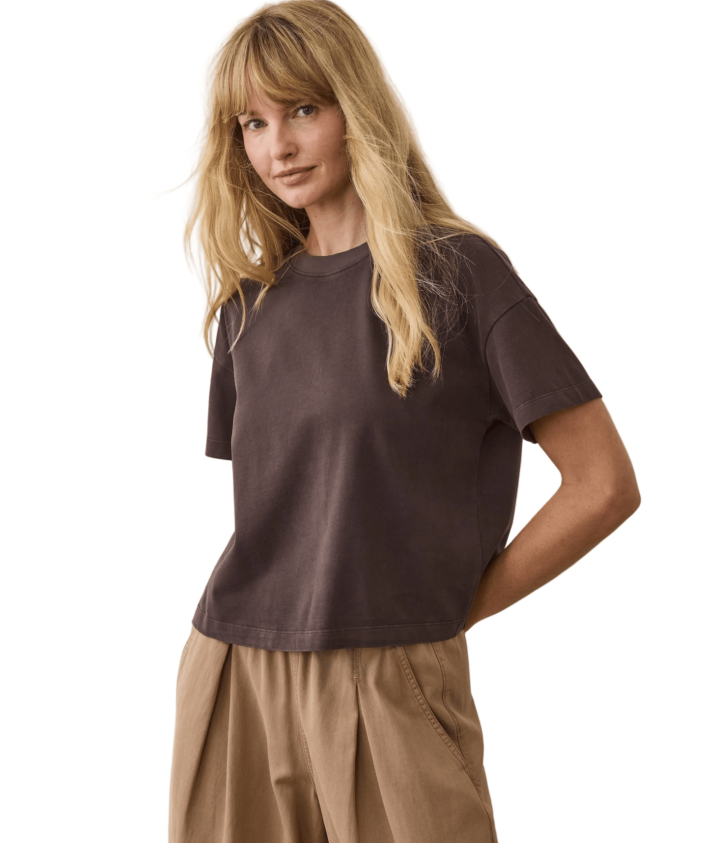 Marine Layer T-Shirts XS / Coffee Marine Layer - Women's Cloud 9 Jersey Tee