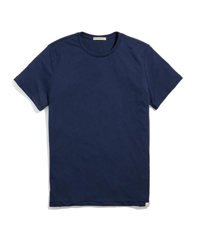 Marine Layer T-shirts XS / Navy Marine Layer - Men's Re-Spun Signature Crew