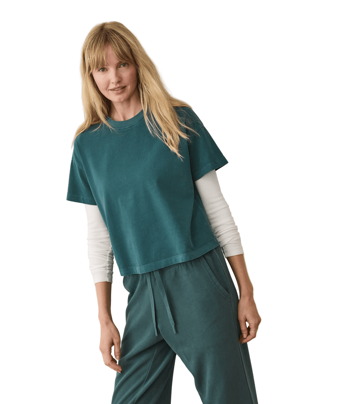 Marine Layer T-Shirts XS / Rain Forest Marine Layer - Women's Cloud 9 Jersey Tee