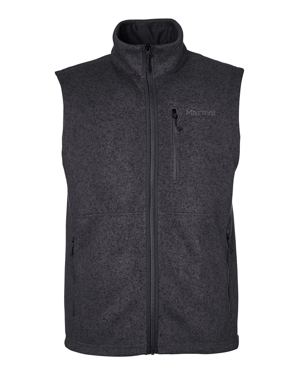 Marmot Fleece S / Black Heather Marmot - Men's Drop Line Fleece Vest