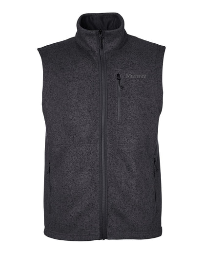 Marmot Fleece S / Black Heather Marmot - Men's Drop Line Fleece Vest
