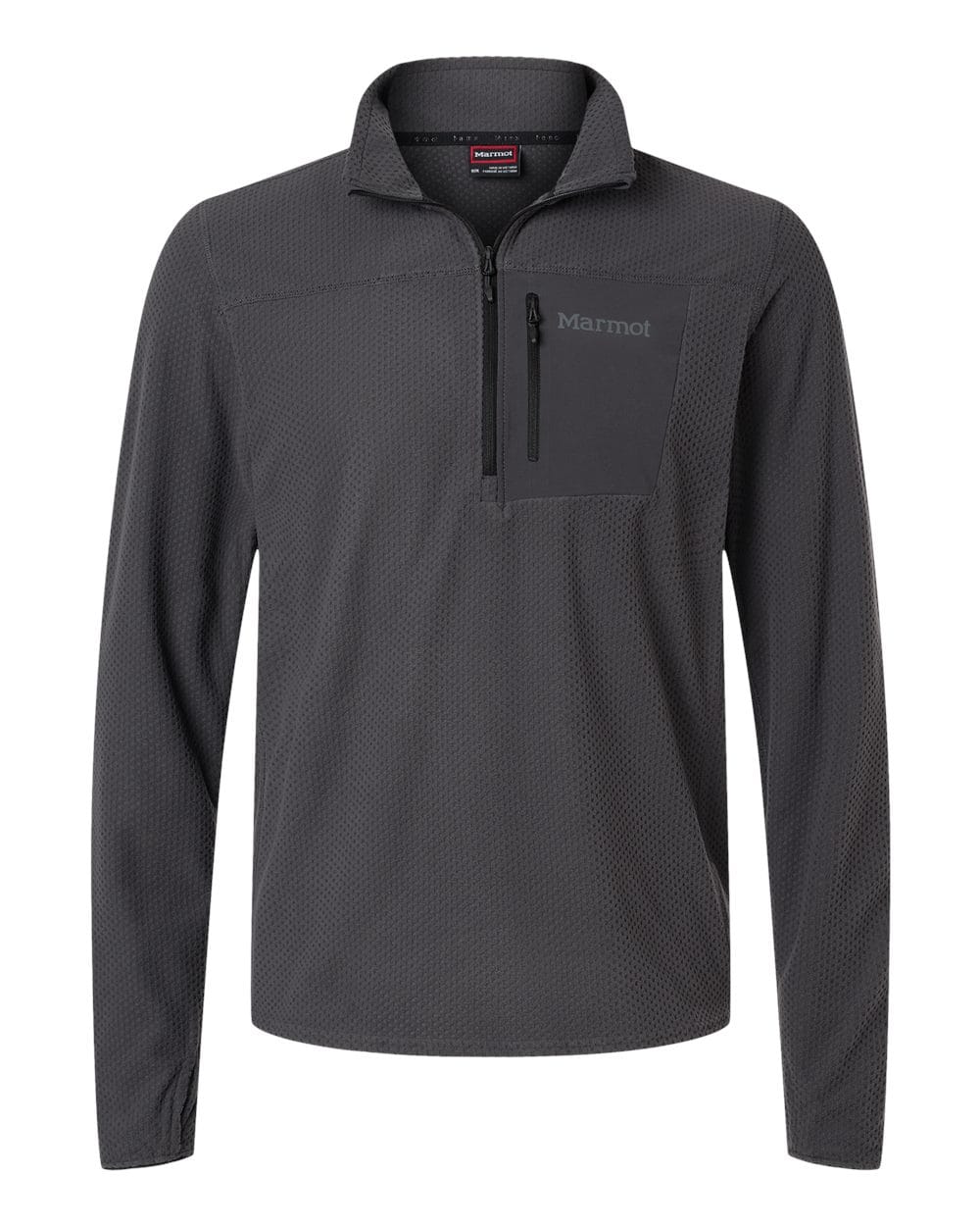 Marmot Fleece S / Blackened Marmot - Men's Air Fleece Quarter-Zip Pullover