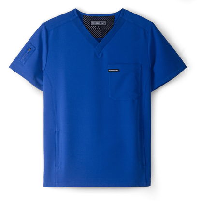 Members Only Scrubs S / Royal Blue Members Only - Men's Manchester 3-Pocket Scrub Top