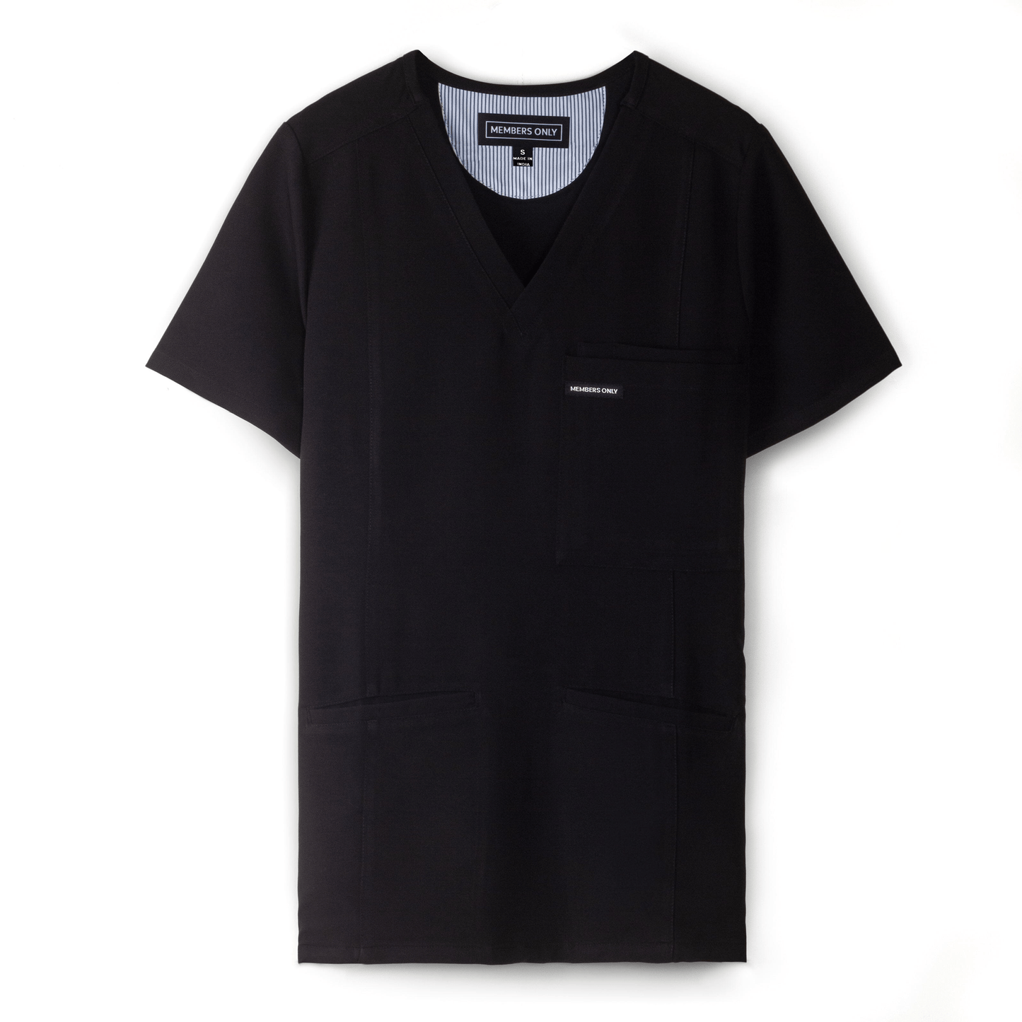Members Only Scrubs XS / Black Members Only - Women's Siena 5-Pocket Scrub Top