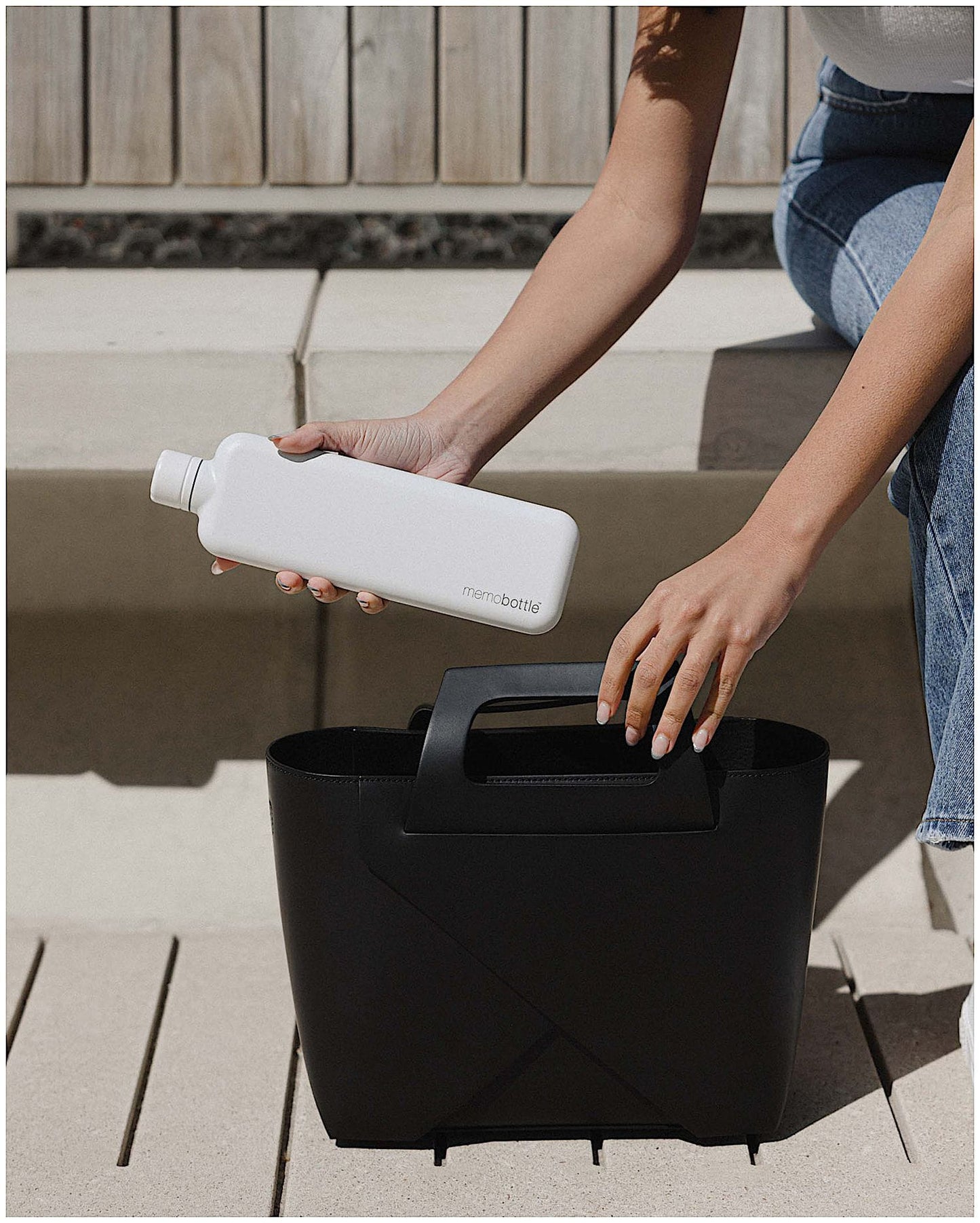 memobottle - Slim Stainless Steel 20oz Bottle