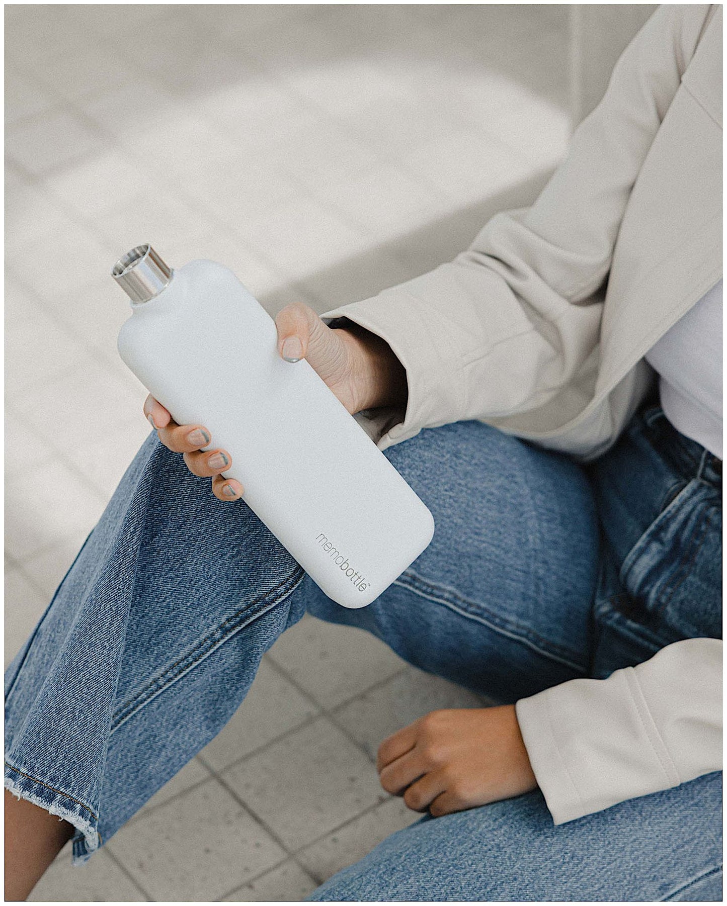 memobottle - Slim Stainless Steel 20oz Bottle