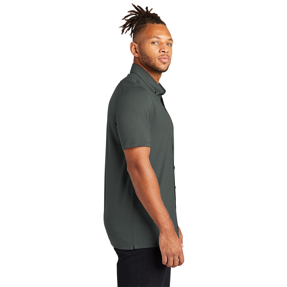 Mercer+Mettle Polos Mercer+Mettle - Men's Stretch Pique Full-Button Polo
